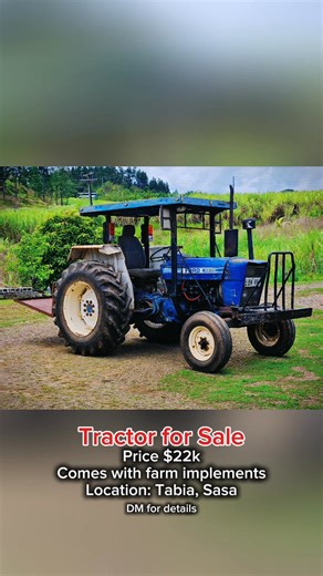 1.6K views · 31 reactions | Tractor for Sale Tabia, Sasa Vanualevu Price: $22k Comes with Plough, Farrow and Carrier Needs painting and body work DM for Details #fiji #tractor #sale #farm | Krishneel Chand | Facebook