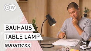 2.7K views · 108 reactions |  Bauhaus table lamps are design classics. In this do-it-yourself tutorial, architect Van Bo Le-Mentzel will show you how to build a stylish metal table lamp inspired by the Bauhaus design movement. The lamp is made out of simple materials such as a can, a paper cup and a metal pipe. | DW Euromaxx | Facebook
