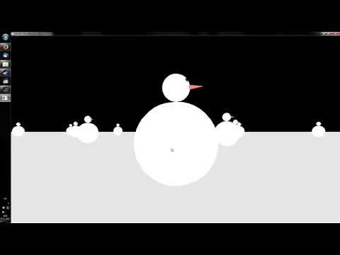 GLUT OpenGL Snowman Tutorial