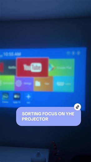 Silly me! If anyone else has had this problem. The focus dial is on the projector not on the remote 🤦🏽‍♀️😂 #projector #4kprojector #largescreen #tiktokmademebuyit #blackfriday