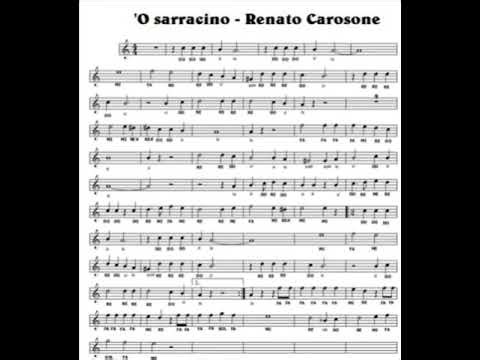 O Sarracino (Spartito con base musicale)