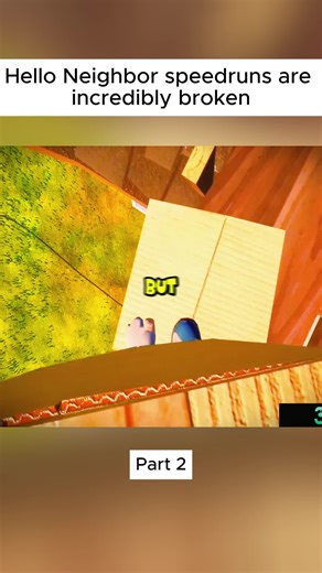 Hello Neighbor speedruns are incredibly broken #game #helloneighbor #speedrun #fyp
