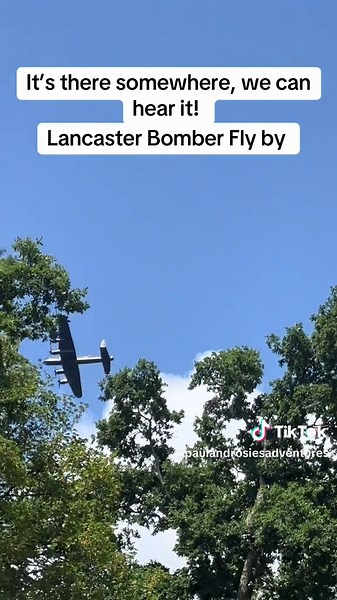 Lancaster Bomber Flyby: A World War II Icon