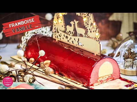 RASPBERRY VANILLA CHRISTMAS LOG - All materials are up for grabs!