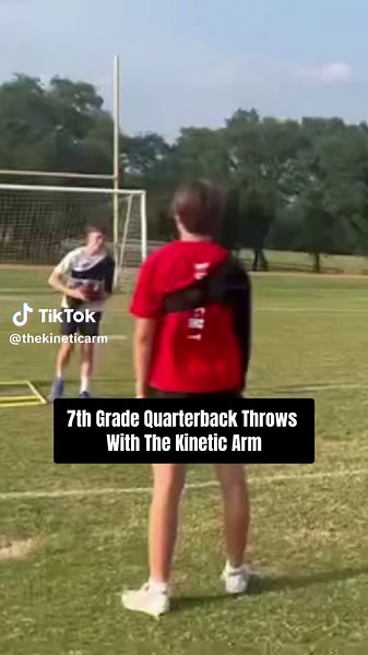 Throwing Arm Support for Quarterbacks 🏈🦾 7th grade standout Jagger Huesser—ranked the #2 QB in Texas (C/O 2030) and a 3-star by FBU—is already putting in next-level work. With every rep, throw, and training session, the Kinetic Arm is built to support quarterbacks like Jagger by offloading stress on the shoulder and elbow—without limiting motion. Built for the grind. Trusted by the next generation of elite QBs. @JB3 #KineticArm #KineticArmy #K2Sleeve #QBTraining #YouthFootball #ArmSupport #Rev