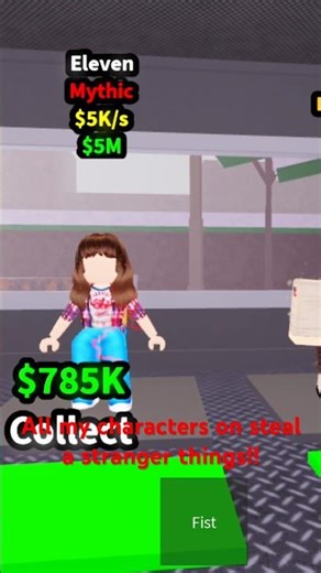 All my characters on steal a stranger things!♥️ | | lenny_bloxz #goviral #roblox #strangerthings