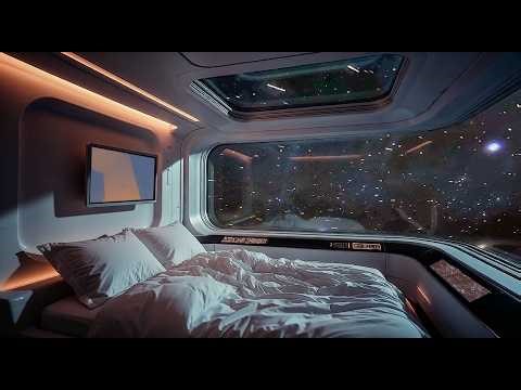 ✨ 10H Calm Starship Ambience | Nostromo Suite Room Tone + Cosmic Hum for ASMR Deep Focus (4K UHD)