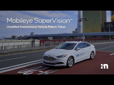 Unedited Autonomous Vehicle Ride in Tokyo with Mobileye SuperVision™ (English)