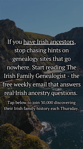 Irish ancestry doesn’t have to feel confusing 🕯️ Join 30,000 readers who get clear Irish genealogy answers every Thursday. | A Letter From Ireland