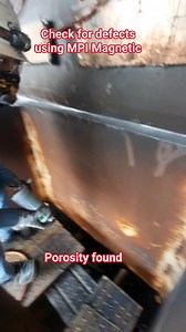 233K views · 1.2K reactions | Check for defects using MPI Magnetic, Porosity found ... @sorotan #magnetic #NDT #MPI #porosity #welder #welding #viral #fyp #trics #SMAW #stick | Isnin Arc Welding | Facebook