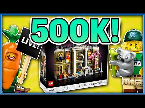 Thank you for 500,000 subscribers! 🎉