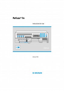 B Braun Perfusor Basic Service Manual