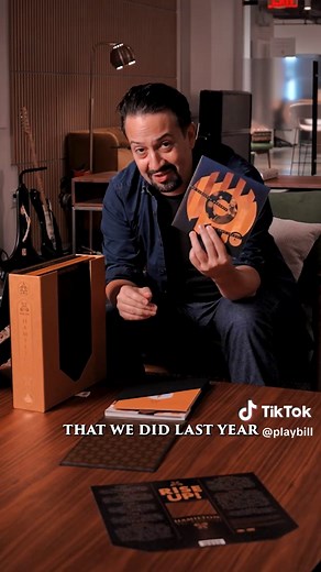 Playbill Exclusive: Watch Lin-Manuel Miranda unbox the @Hamilton Anniversary Box Set. Get a first look at the new collector's box set, Rise Up: The Hamilton Anthology, featuring seven LPs and five CDs, a new HamilTEN medley, and an 80-page book, available September 25 from Atlantic Records and Rhino Records. #hamiltonmusical #linmanuelmiranda #theatrekid #theatretok🎭 #unboxingvideo