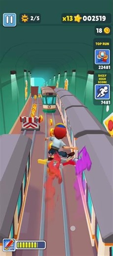 subway surfers best 👍running🏃💨💨#subwaysurfers #gaming #mobilegaming #shorts #lolplayzbm