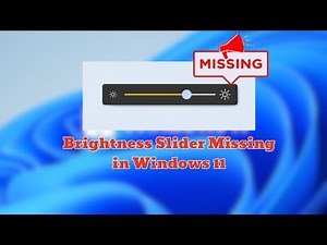 FIXED! Missing Brightness Control on Windows 11 in Just 2 Minutes