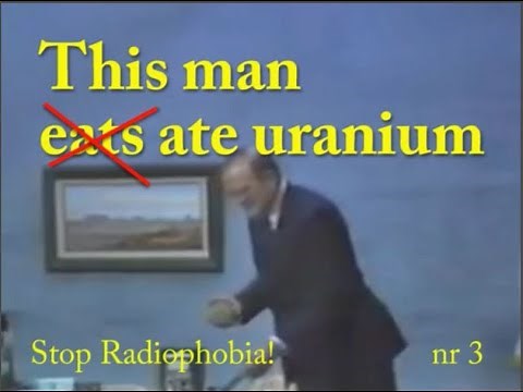 This man (eats) ate uranium