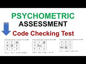 Psychometric Assessment - Code Checking Test