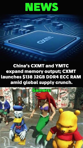 China Memory Output Boost 📈 #technews #pcgaming #gamingpc
