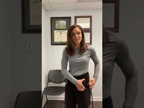 How to use a low back brace for low back pain