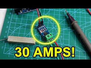 ACS712 Current Sensor with Arduino - Measure AC and DC up to 30 amps