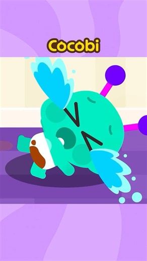 The alien baby pooped!👽💩 #Shorts #forKids #Cocobi