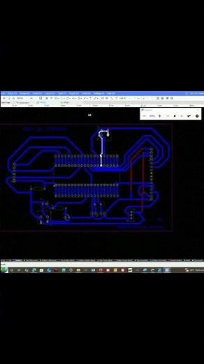 PIC16F877A development board using EasyEDA tutorial. #microcontroller #pcb #electronic #circuit #diy