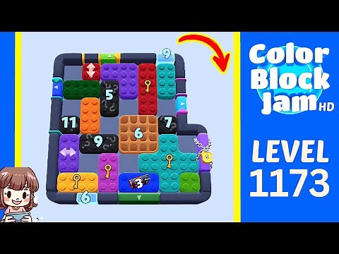 Color Block Jam Level 1173 Solution Walkthrough