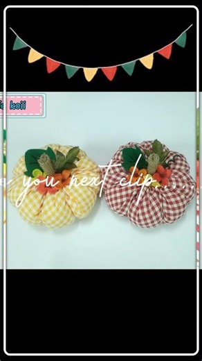 DIY Fabric Pumpkins Tutorial🎃 #diy #handmade #sewingtips