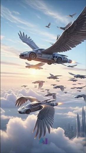 Welcome to 2090 — The Era of Flying Cars Has Begun! 🌌 | Future Technology AI Vision