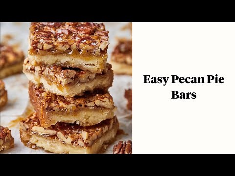 Easy Pecan Pie Bars