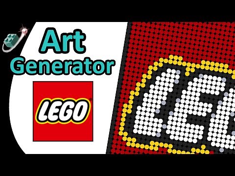 Mosaics made easy with LEGO Art Remix