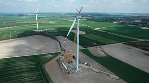 Wind Turbine Assembly Crane Lifts Propeller Stock Footage Video (100% Royalty-free) 1089599769 | Shutterstock