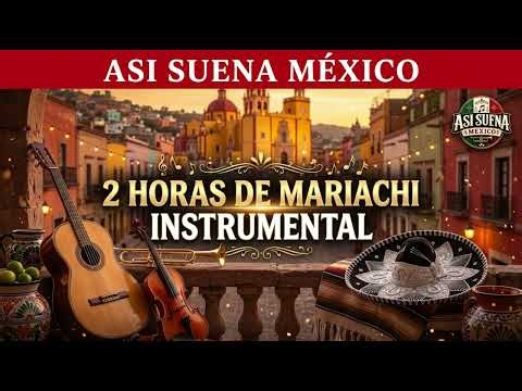 2 HORAS DE MARIACHI INSTRUMENTAL 🎻 No Encontrarás Otro Igual