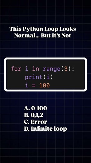This Python loop looks normal but it’s not. #coding #programming #python #tech #viral #ai #software