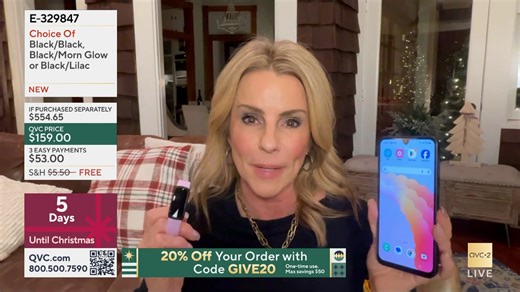 You are watching Tracfone Wireless on QVC2®. Shop the show, here: https://qvc.co/shopqvc2december2025 | QVC Live