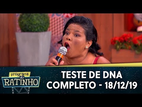 Teste de DNA - Completo | Programa do Ratinho (18/12/19)