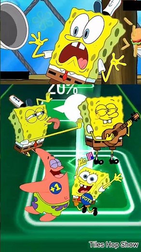 Spongebob X Pj Masks X Patrick Star 🆚 Mr. Krabs l Tiles Hop Edm Rush #shorts #viralvideo #tileshop
