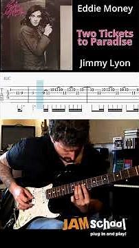 Eddie Money Two Tickets to Paradise Guitar Solo with TAB (Jimmy Lyon)