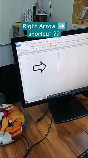 Right Arrow Symbol shortcut key in MS Word #msword #computer #shorts #shortsfeed