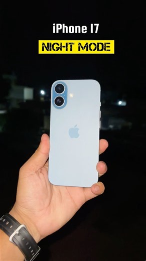 iPhone 17 night mode test 🔥