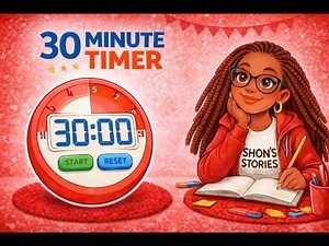 30 Minute Timer for Kids ⏰ | High Energy Movement Break (Red)