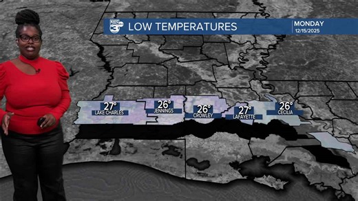 Breyanna's 5:30pm weather forecast KATC 12-14-25