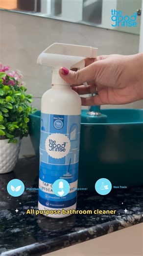 Riya Kaushal | Thegoodrinse tap cleaner and limescale remover Comment “link” for the product • Foaming Formulation for Reduced scrubbing effort •... | Instagram