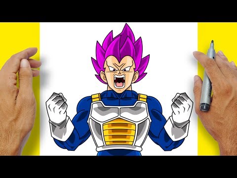 How to Draw VEGETA ULTRA EGO Easy Step-by-step | Dragon Ball
