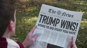 312K views · 915 shares | President Trump a bitter pill to swallow? Then Choke It Down™ is for you! | The Late Show with Stephen Colbert | Facebook