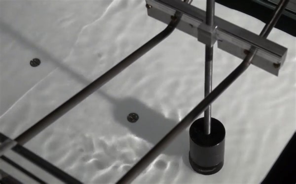 【中文字幕】实验展示旋涡脱落过程及流速敏感性展示