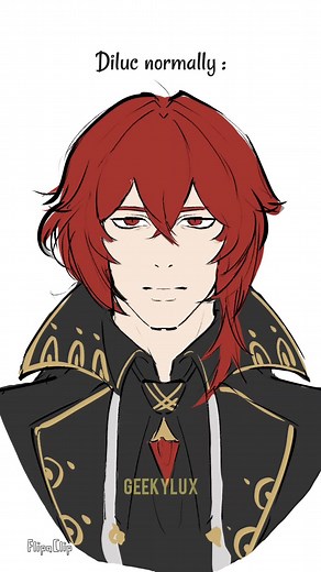 Diluc Faces the Fatui in Genshin Impact Animatic