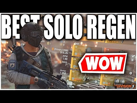 THE DIVISION 2 BEST SOLO ARMOR REGEN BUILD! INSANE SURVIVABILITY WITH 126K ARMOR REGEN!