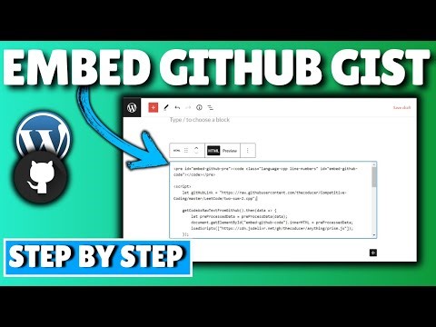 How To EMBED GITHUB CODE and Content In WordPress (Updated)