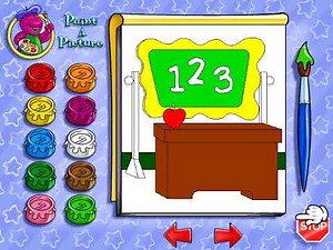 Barney Let's play School - DVD Menu Walkthrough